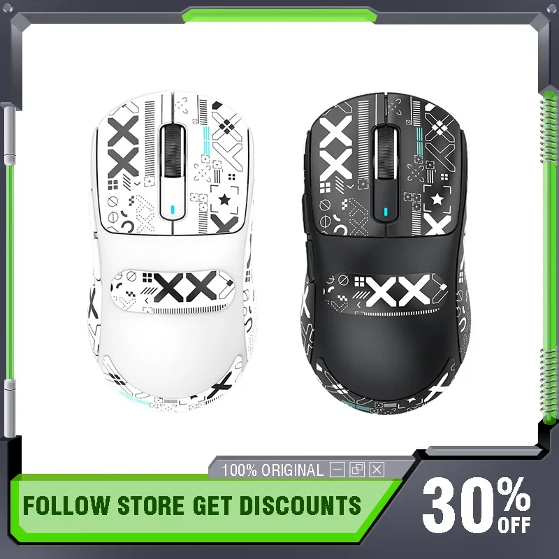 Attack Shark X3 Tri-mode Mouse Multiple Colors Lightweight Design Ergonomics PAW3395 E-sports Gaming Mouse High Configuration