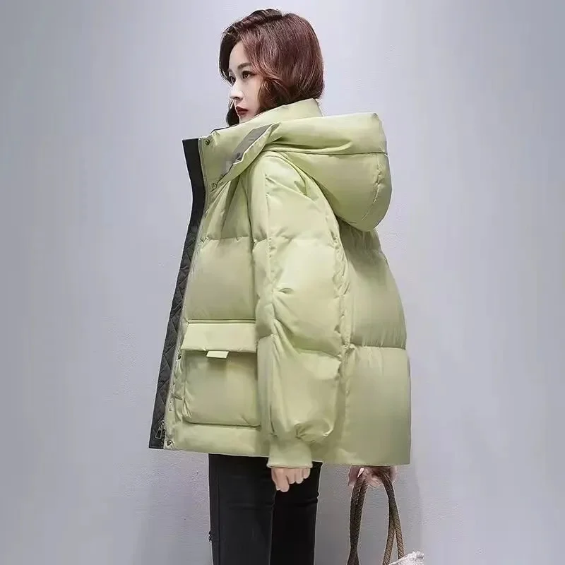 Cotton Jacket Women\'s Korean Edition 2024 Winter New Short Cotton Jacket Cotton Coat Slim Fit New Style For Age Reduction Women