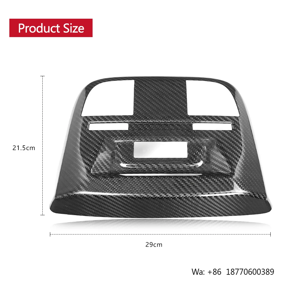 

Shasha Carbon Fiber Accessories Reading Lamp Decorative Frame Car Interior Trim for Subaru WRX 2022-2023