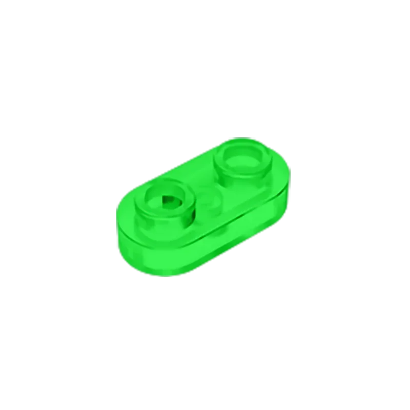 Gobricks Bausteine GDS-1403 Platte, rund 1 x 2, mit zwei offenen Bolzen, kompatibel mit Lego 35480, Kinder-DIY-Lernsteinen