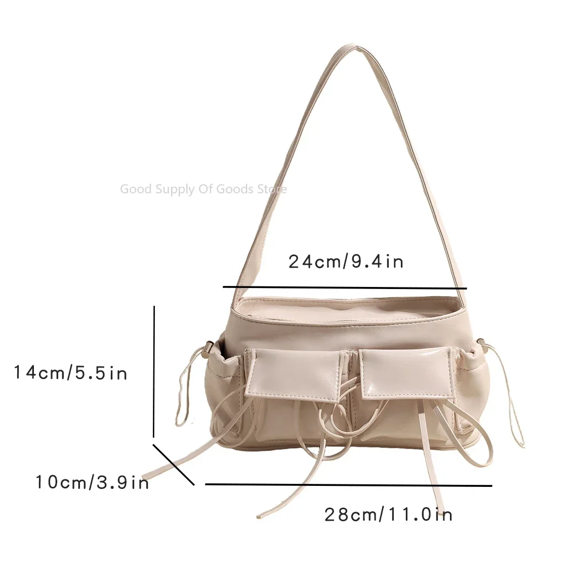 Y2K Borsa a tracolla ascellare moda coreana Rosso Argento Borsa da ascella in pelle PU femminile Borsa a catena Pochette tote ad alta capacità