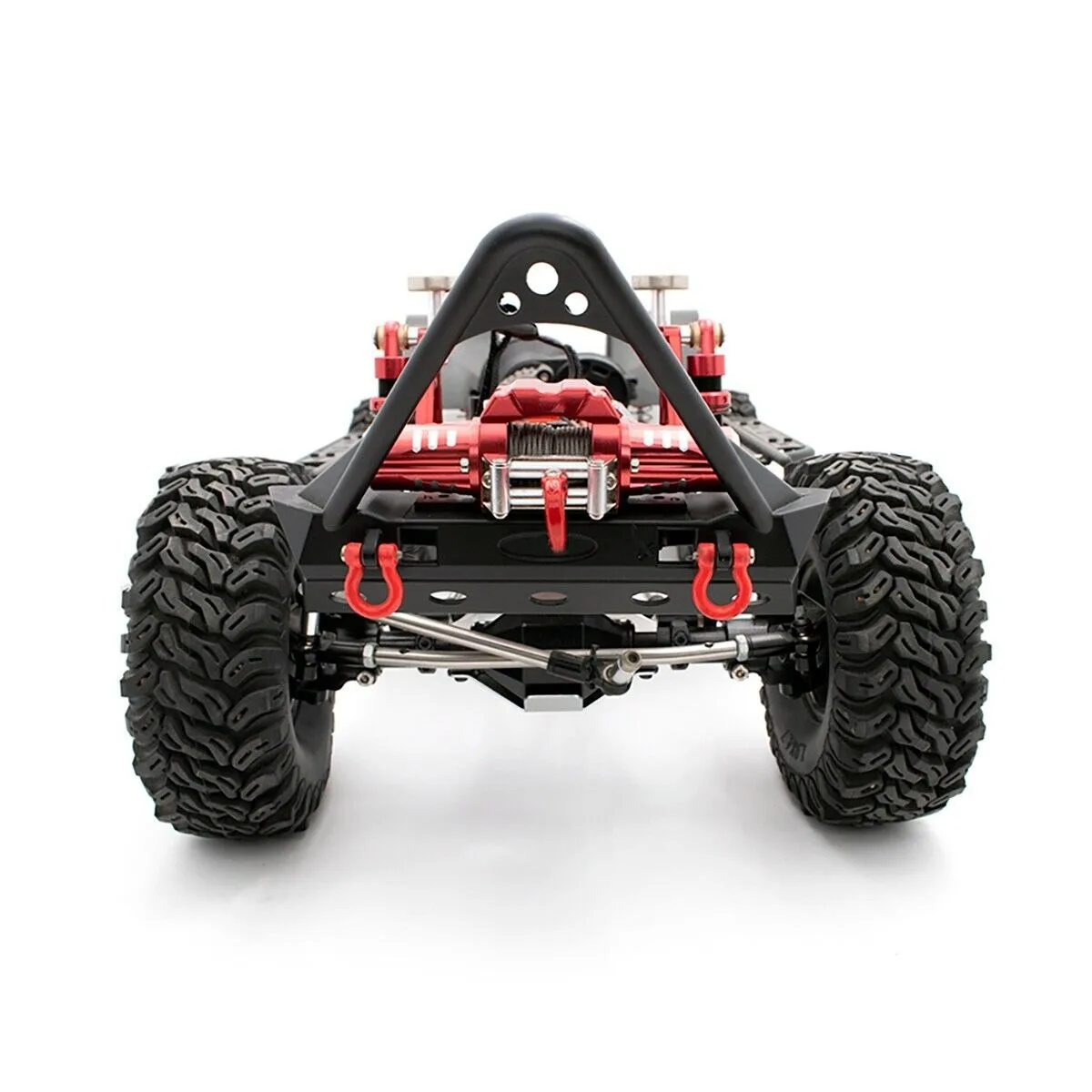 LCX Racing 1/10 RC chenille en aluminium double moteur treuil pour TRX4 TRX6 SCX10 II III PRO Gen7 Gen8 Gen9 mises à niveau pièces accessoires