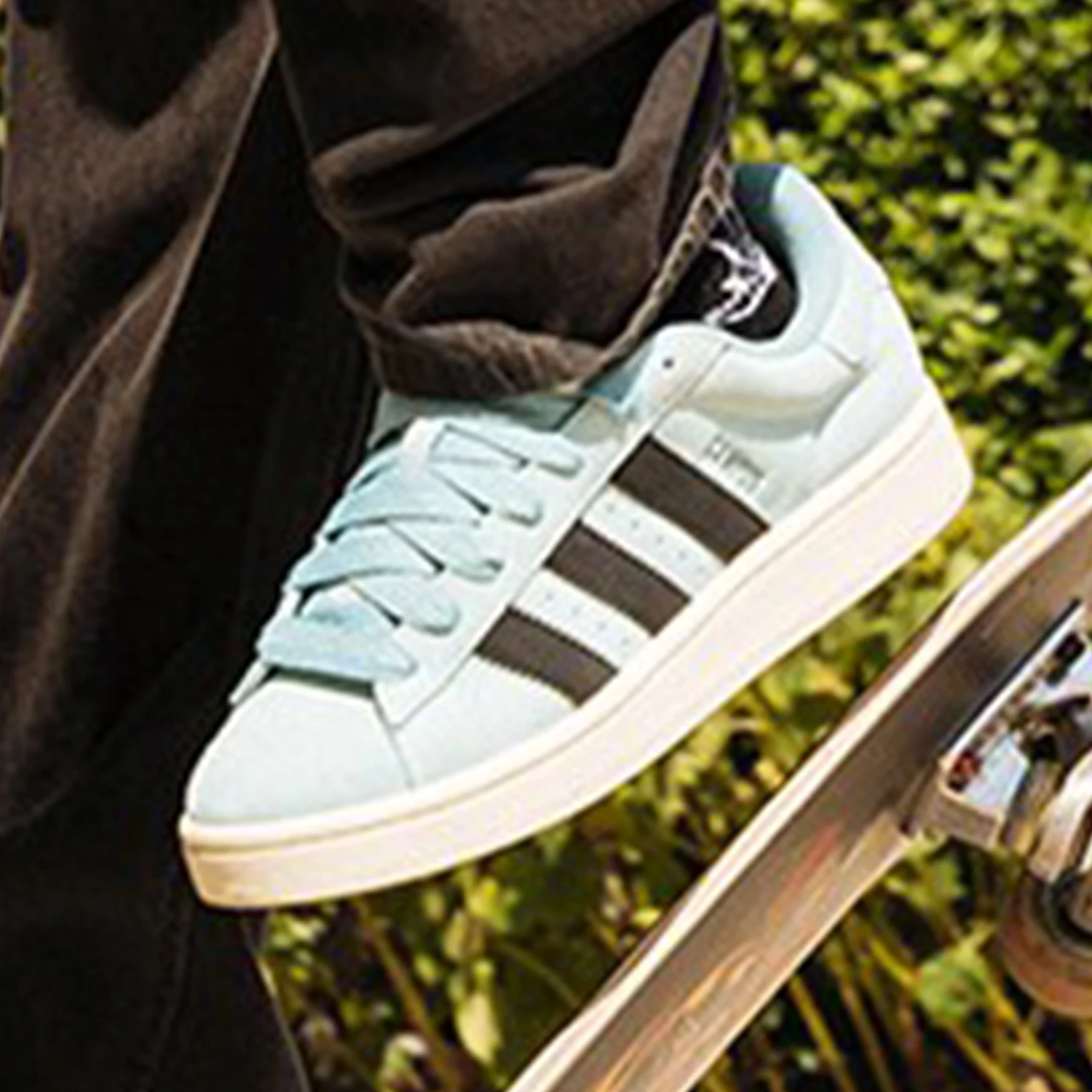 Adidas Authentic Three Leaves Men's Women's Lightweight Classic Thick Sole Casual Sneakers JQ0741