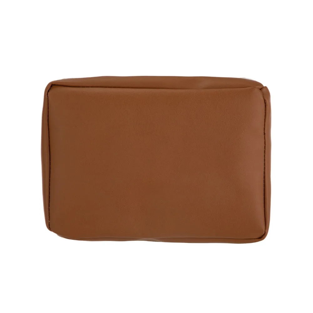 سلة قماش، غطاء من الصنوبر مع جلد صناعي، منظم سلة 10.75 بوصة عرض × 8 بوصة طول × 6 بوصة ارتفاع