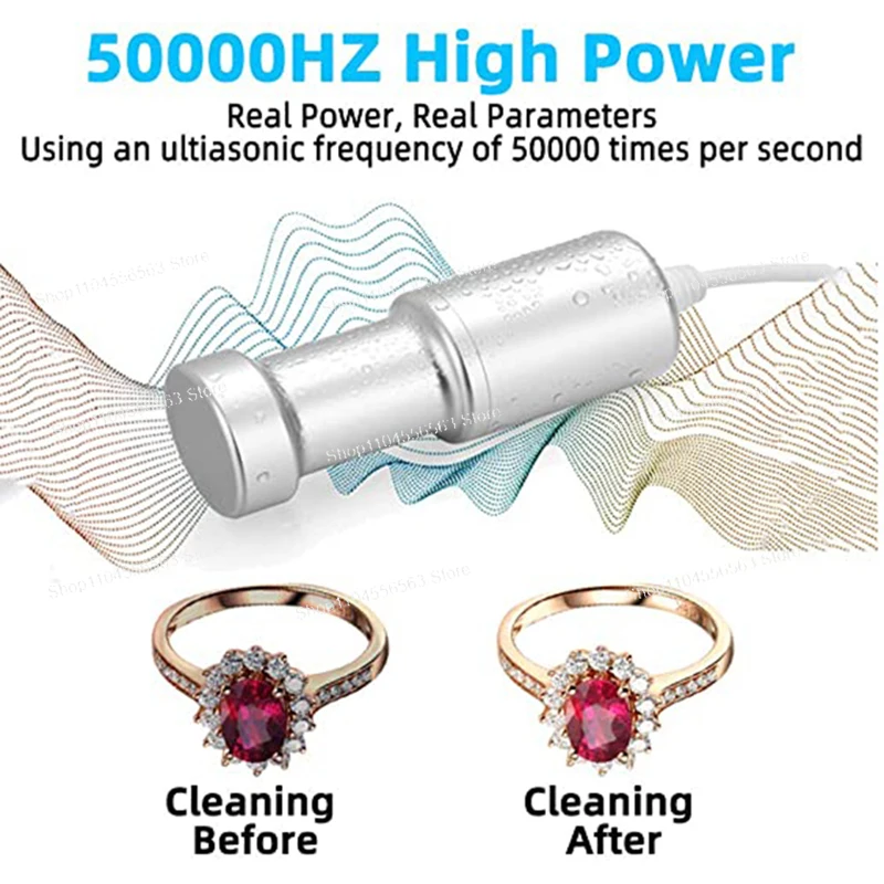 Professional Mini Immersible Ultrasonic Cleaning Stick - Professional Household Cleaner for Vegetables, Fruits, Dishes & Clothes