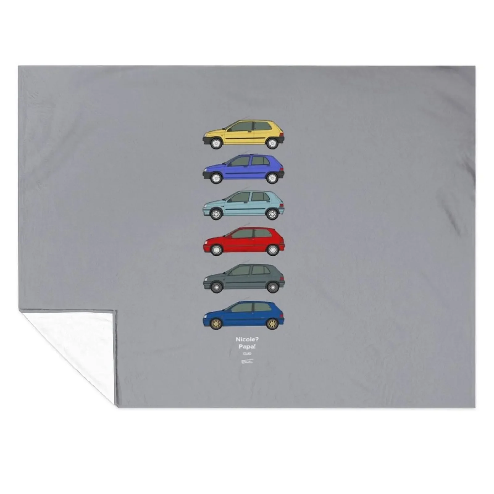 

mk1 Clio Classic car collection Throw Blanket Soft Big Personalized Gift Summer decorative Blankets
