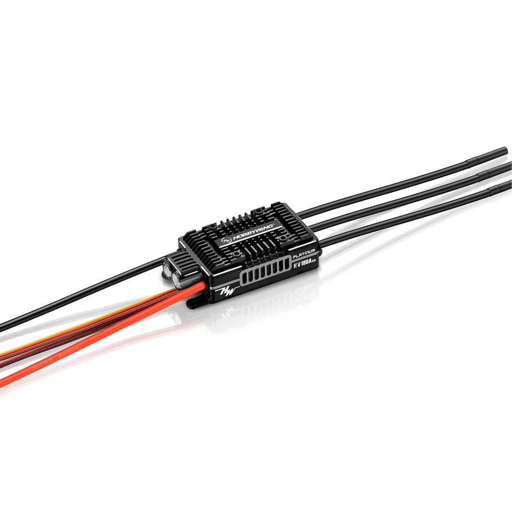 HobbyWing RC 550-700 Class เฮลิคอปเตอร์ไฟฟ้า FIXED-Wing Drone เครื่องบิน Brushless ESC PLATINUM 180A SBEC HV V5 ตัวควบคุมความเร็ว