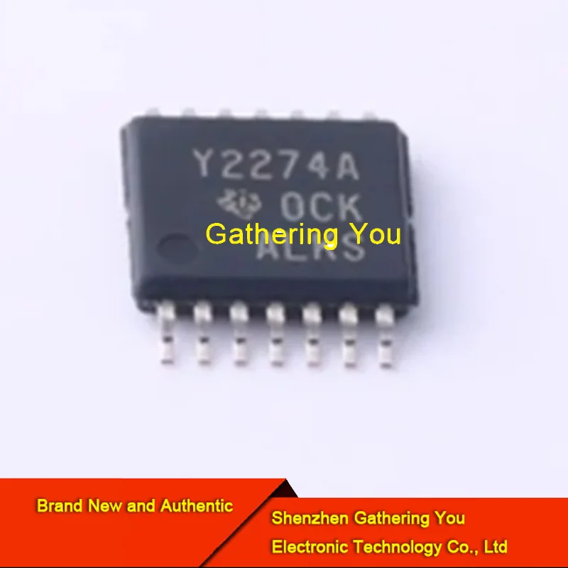 TLC2274AIPWR TSSOP14 Precision Amplifiers Quad Low Noise RR Brand New Authentic
