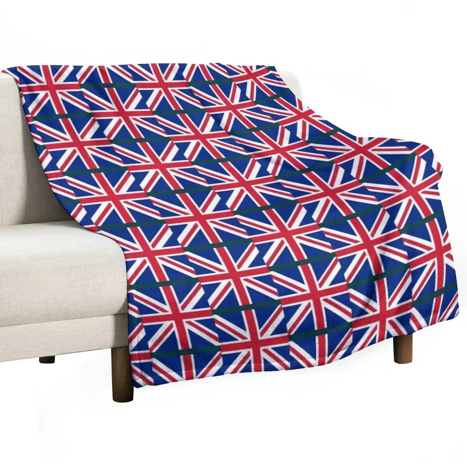 Flag United Kingdom Sleeveless Top Throw Blanket Decorative Throw Comforter Softest Camping sofa bed Blankets