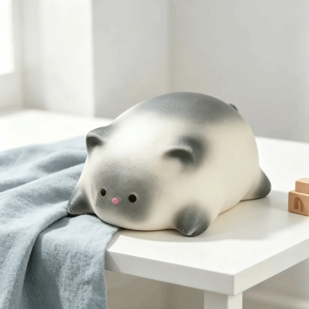 Pinch Soft Hamster Squishy Slow Rising Slow Resbound Hamster Squeeze Cute Chubby Hamster Fidget Sensory Play