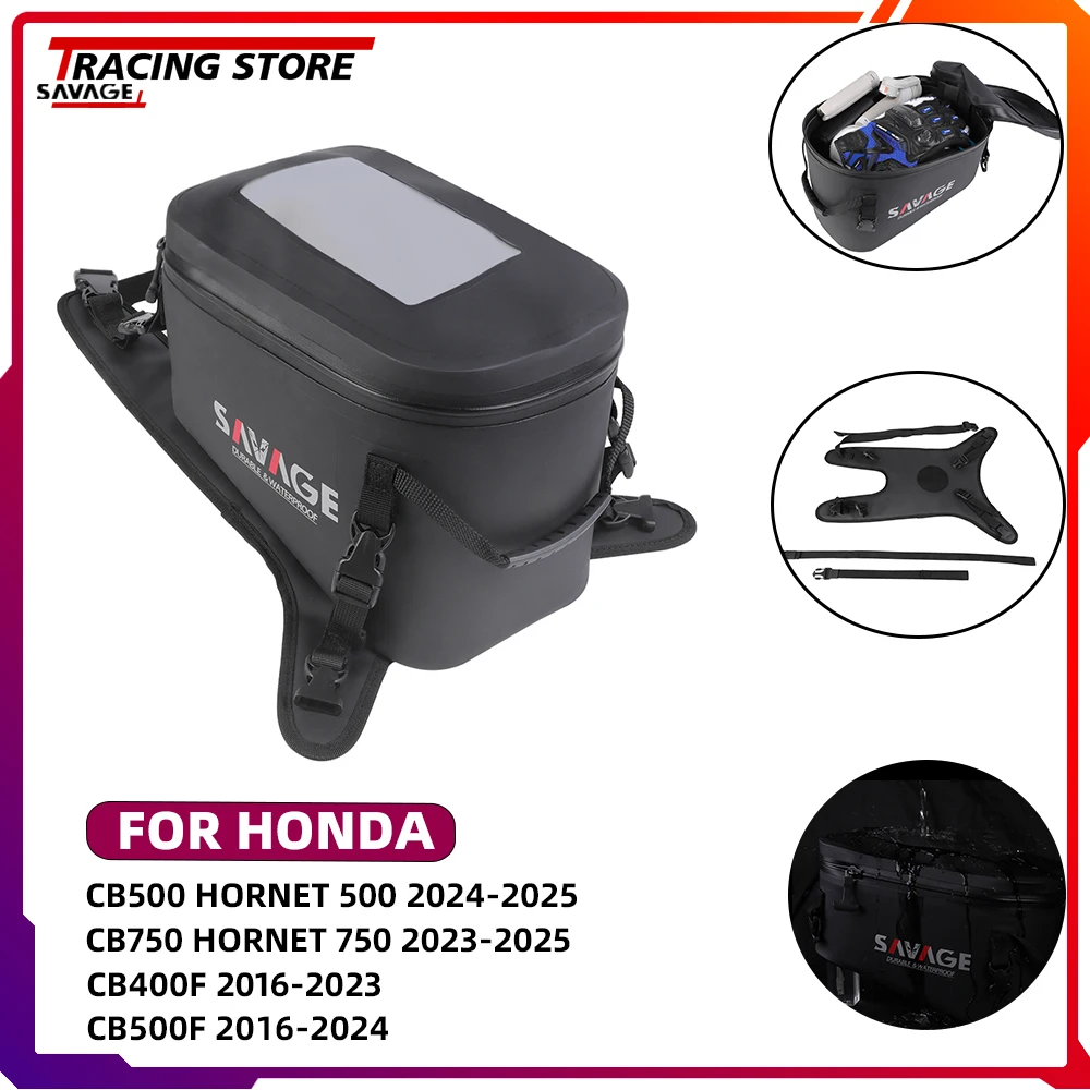 

Tank Bag Waterproof For Honda CB150R CB250R CB300 R/N CB400 F/SB CB500 X/F CB650F CB 750 1100 1300 CBR 650F 500R 1000 RR VFR 800