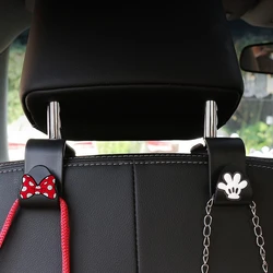 Car Seat Hook Bowknot Cartoon Cute Lovely Car Accessories Girls Fashion Women New Car Storage