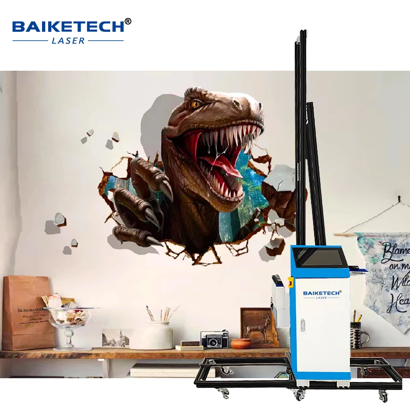BAIKETECH TH-UP900 double 4720 print Head 3D Wall Printer Material High-quality Smooth Ink Discharge Orders Verified Supplier