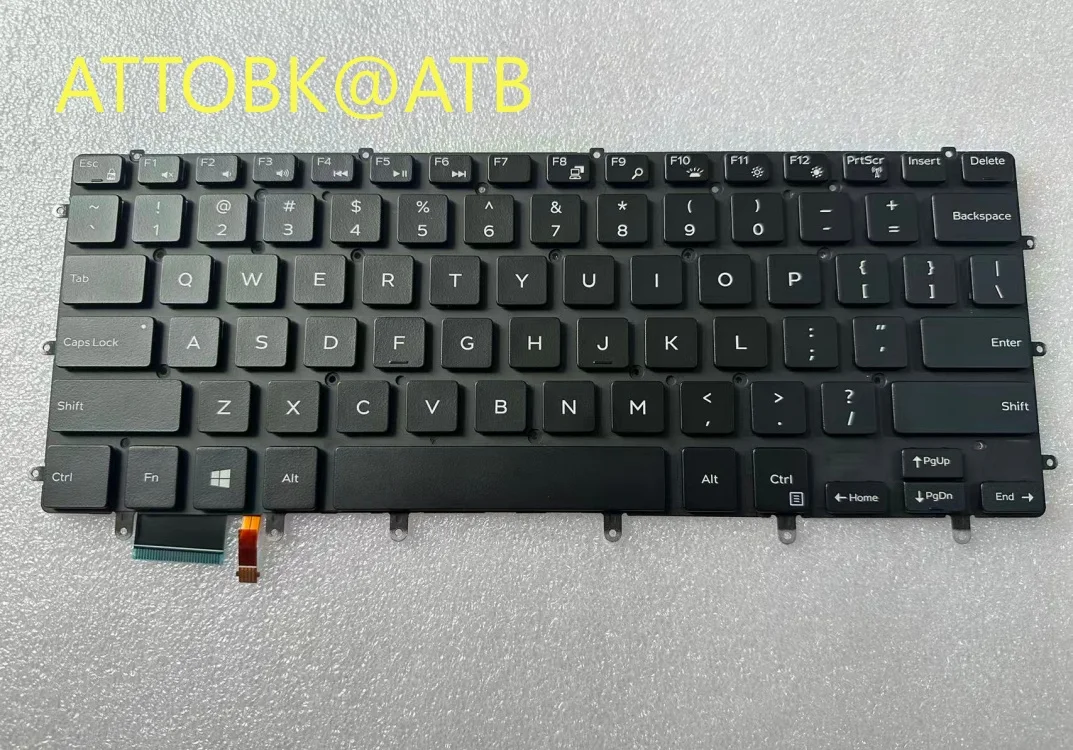 Original English Laptop Keyboard for DELL XPS 15 9550 9560 9570 15-7558 7568 P56F Precision 5510 M5510 US Layout Backlit