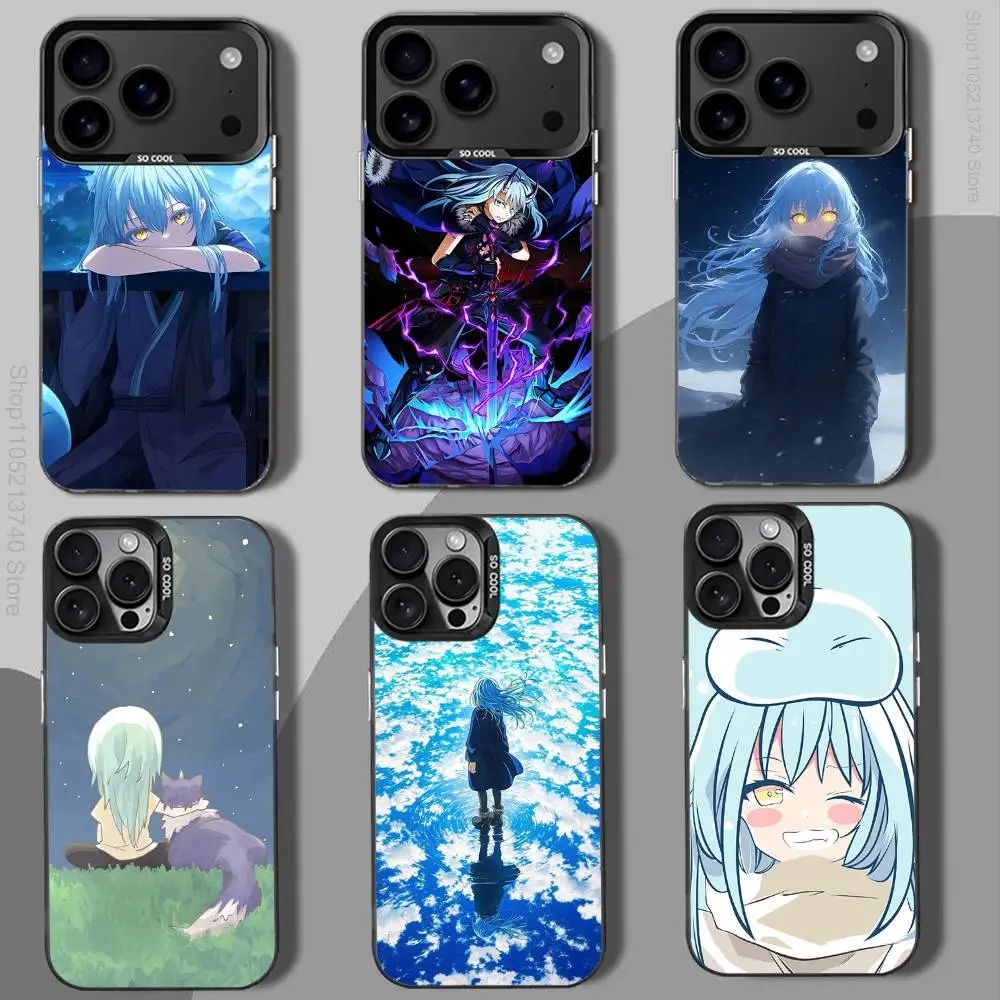 

T-Tempest CUTE R-RimuruS Phone Case For iPhone 15,17,12,14,13,16,11,Mini,Max,Air,Plus,Pro,E Protect Cover black