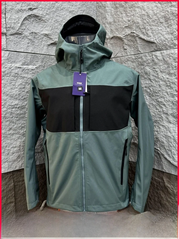 

Уличная мужская софтшелл Jaet 3D пошив теплая Fce с капюшоном ветрозащитная водоотталкивающая подставка подходит для Long Sve осень-зима