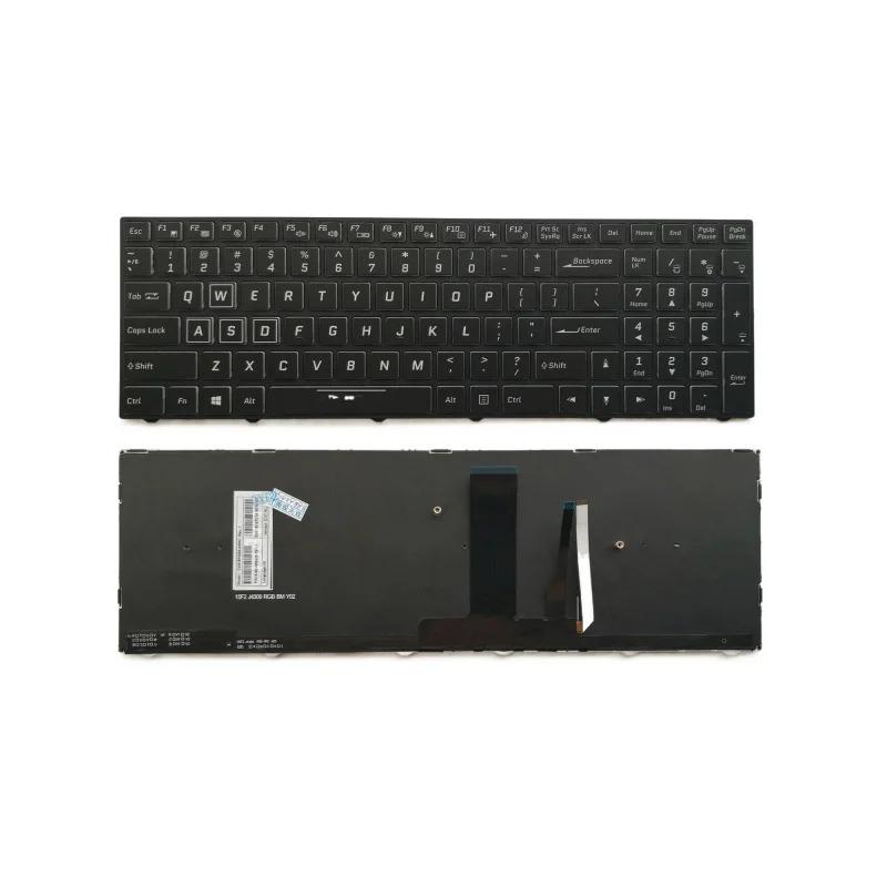 M   for Gigabyte Sabre 15 15-K 15-G 15-W Sabre 17 US Keyboard Backlit Black