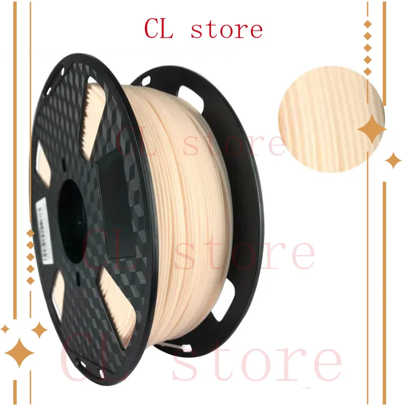 

PLA Filament Skin Tone 1,75 мм 1 кг 3D-принтер 2.2LBS адгезия 3D-печать Гибкие материалы подходят для большинства принтеров FDM розовый