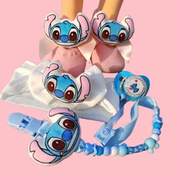 Gepersonaliseerde Naam Engelse Alfabet Baby Fopspeen Clip Fopspeen Baby Stitch Sokken Baby Hoofdband Baby Verjaardagscadeau Schieten