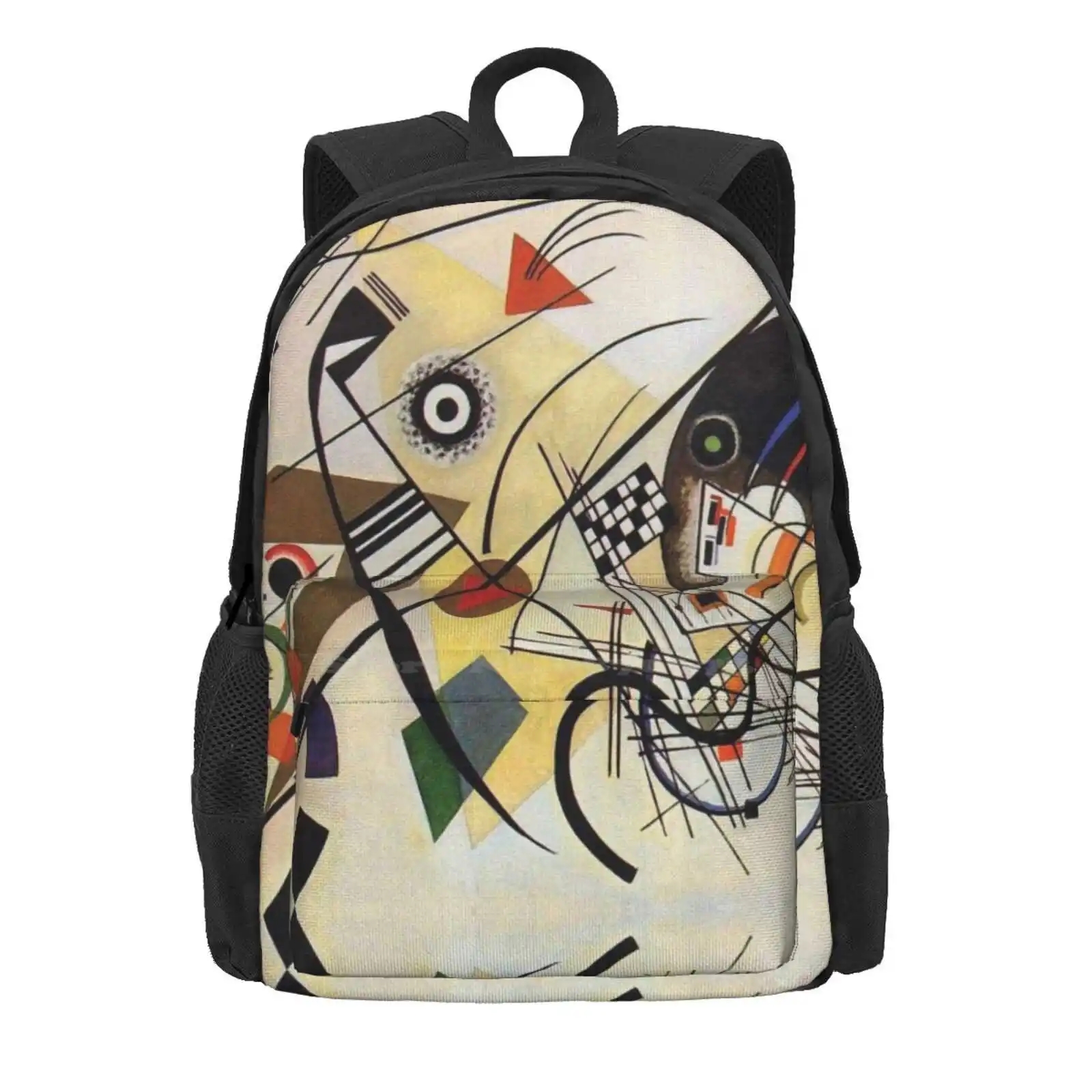 Hd “Transverse Lines” (1923) By Wassily Kandinsky Hot Sale Schoolbag Backpack Fashion Bags Expressionism Kandinsky Avant