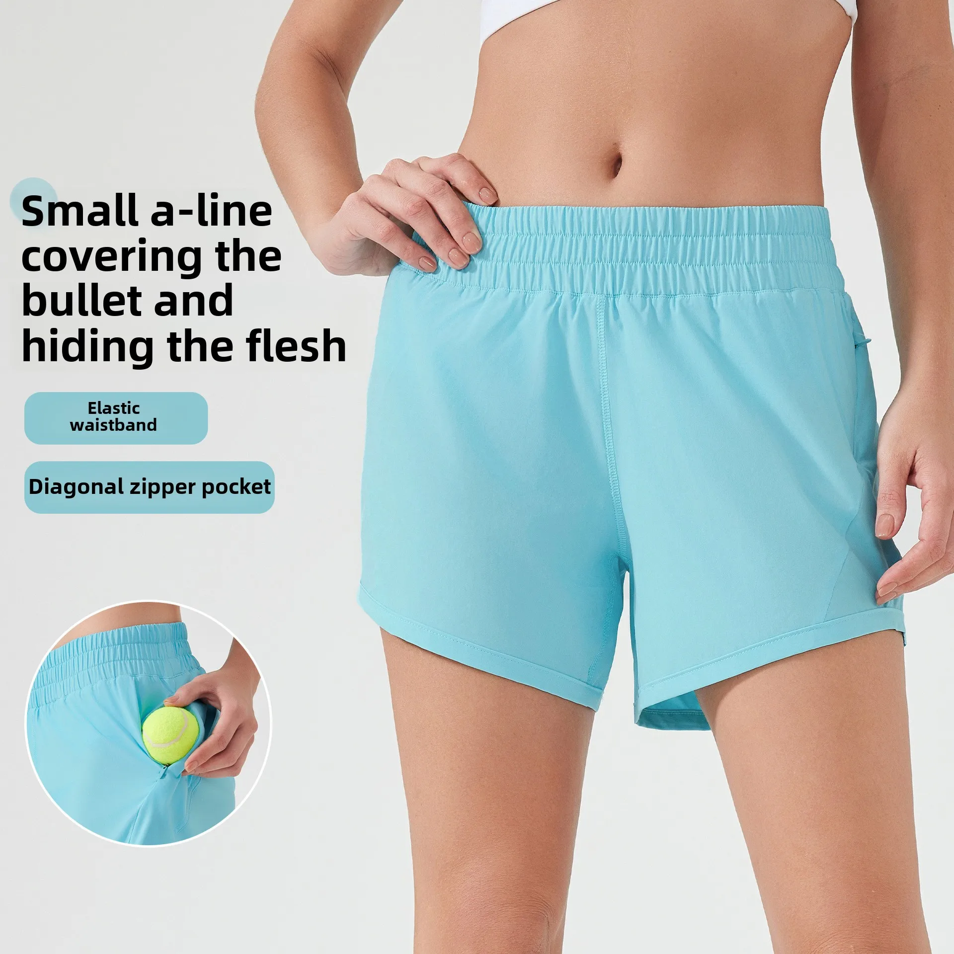 

Summer Loose and Breathable Casual Sports Shorts for Women, Lightweight and Quick Drying Outdoor Running and Fitness Shorts 2025