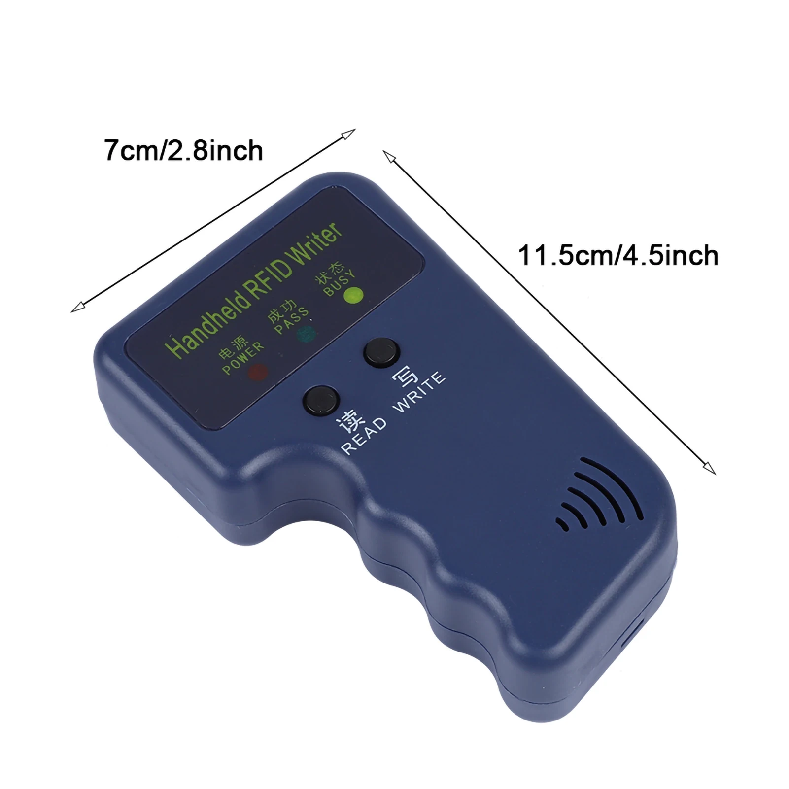 Duplicador de tarjetas de identificación RFID de 125KHz, portátil, copiadora de mano para tarjetas de identificación RFID de 125KHz con 5 etiquetas