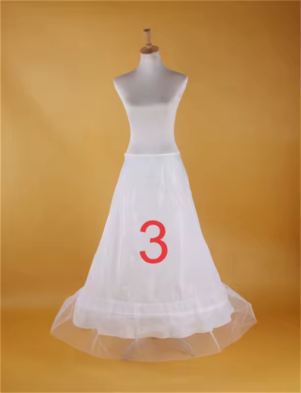 New Bridal Wedding Petticoat Underskirt Prom Hoop Crinoline Fancy Skirt Slip 11 Styles Customized - Image 18