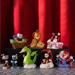 Cuphead Adventure Anime Figure Pvc Material Cuphead Don'T Deal With The Devil Series Blind Box Child Man Gift Boy Toys Ornament