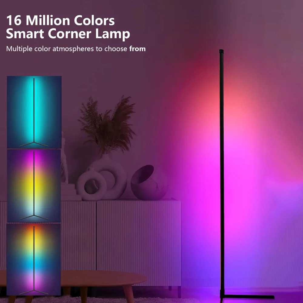 darhyn-rgb-床雰囲気ランプ屋内壁コーナー-3-セグメントスプライシングミニマリストライン装飾照明器具