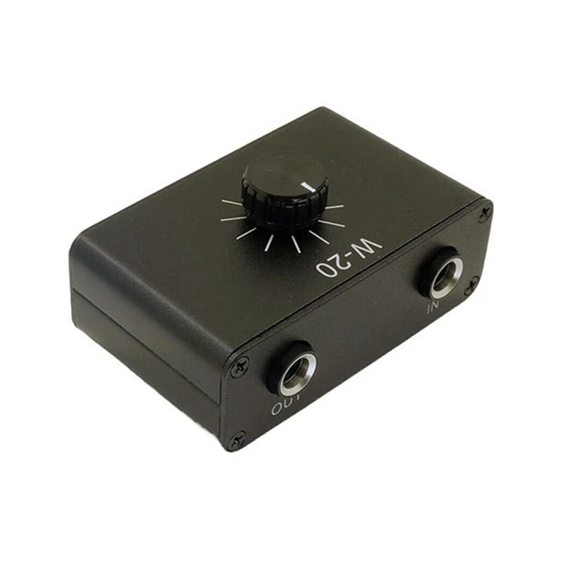 Musical Instrument Dynamic Microphone Volume Adjustment Attenuation Controller 1/4inTRS 6.35mm Interface Supports Stereo-ANKL