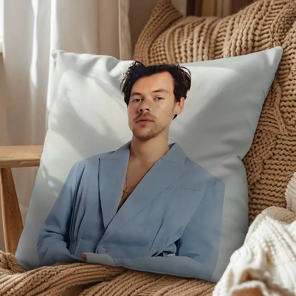 American Girls Harry Styles Pillow Case Pillow Case Living Room Sofa Cushion Cover Suitable For Home Bedroom Room Decoration