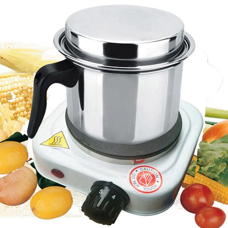 Горячая плита, железная горелка, домашняя кухонная плита, кофейный нагреватель, бытовая кухонная техника, вилка европейского стандарта, белая