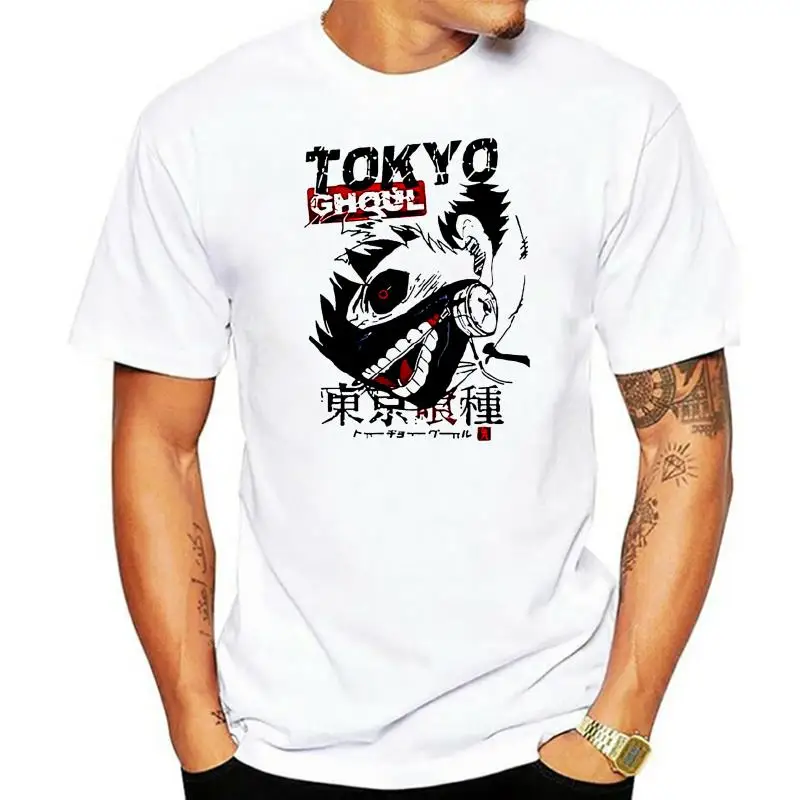 New Tokyo Ghoul T-Shirt Anime Ken Kaneki Cotton T shirt Fashion Men Women Clothes Short Sleeve Tshirt Tops