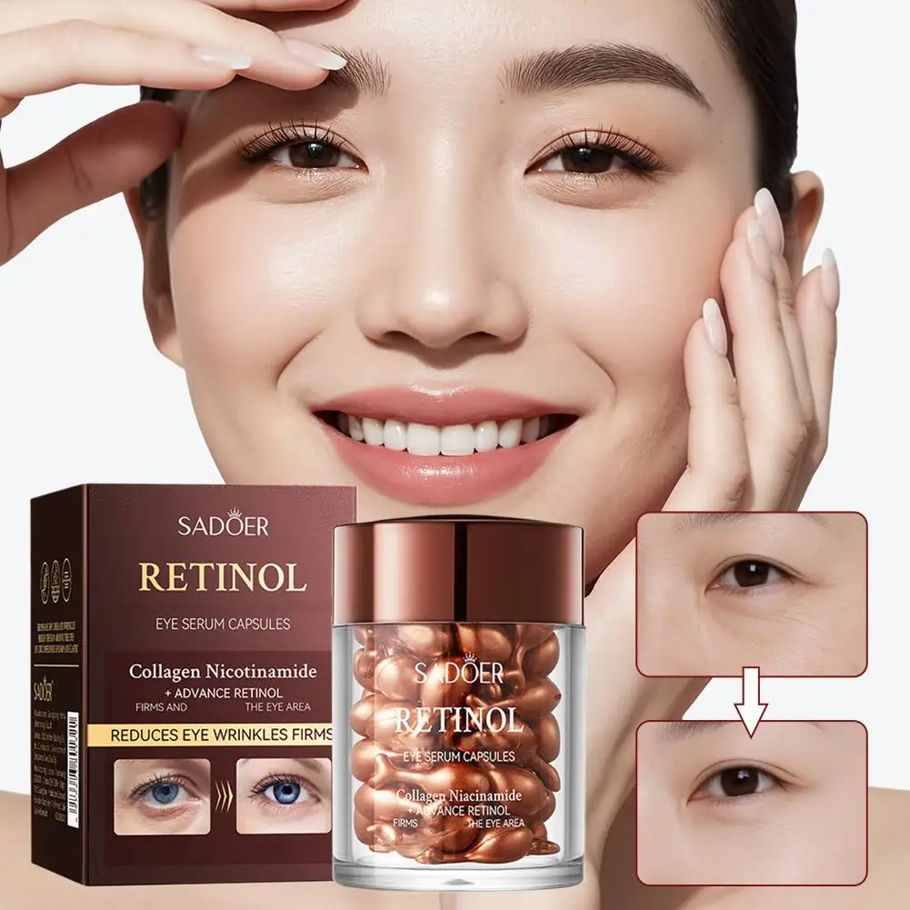 

0.34gx45pcs Retinol Eye Serum for Eyes skincare Anti Dark Circles Moisturizing Firming Nourishing Eye Cream Skin Care R3R0