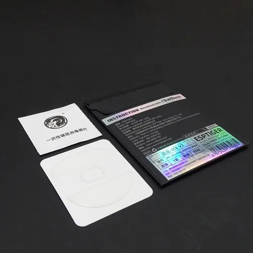 1 paquete de patines de ratón originales Esptiger ICE V2 para MCHOSE A7 A5/A5 PRO/PRO MAX ratón blanco Arc Esports PTFE pies de ratón deslizadores