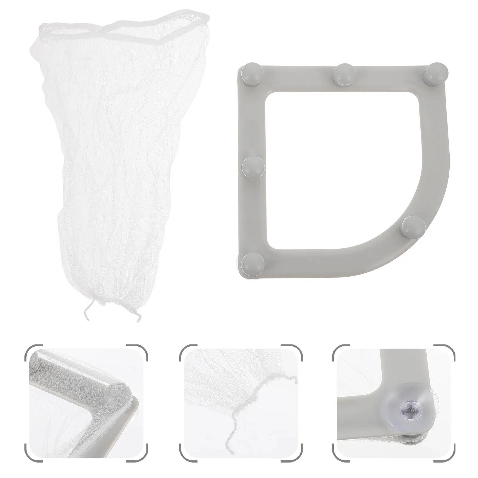 

1Set Kitchen Sink Strainer PP Material Disposable Filter Mesh Durable High Density Water Permeable Food Blocker Convenient Use