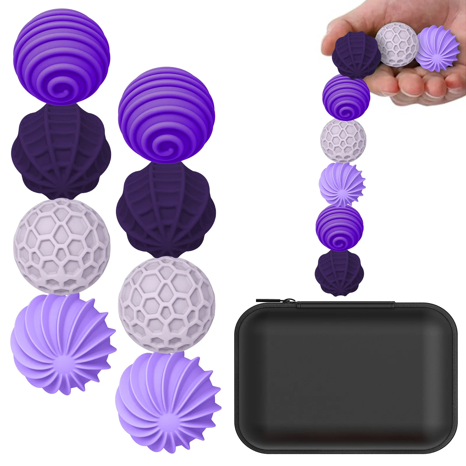 Boules sensorielles magnétiques en Silicone, jouets anti-Stress pour adultes et enfants, anxiété, autisme, outils de thérapie sensorielle apaisants