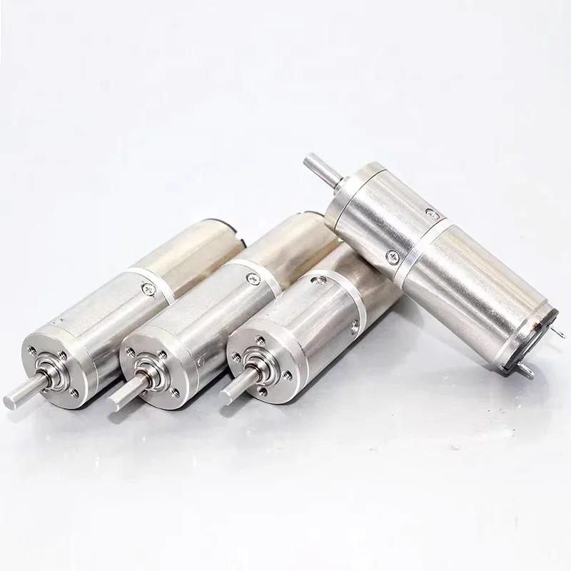 16MM 22kg.cm Brushed Hollow Cup Permanent Magnet Planetary Gear Reduction Motor 12V Drip-proof Silver Electric Bicycle Fan