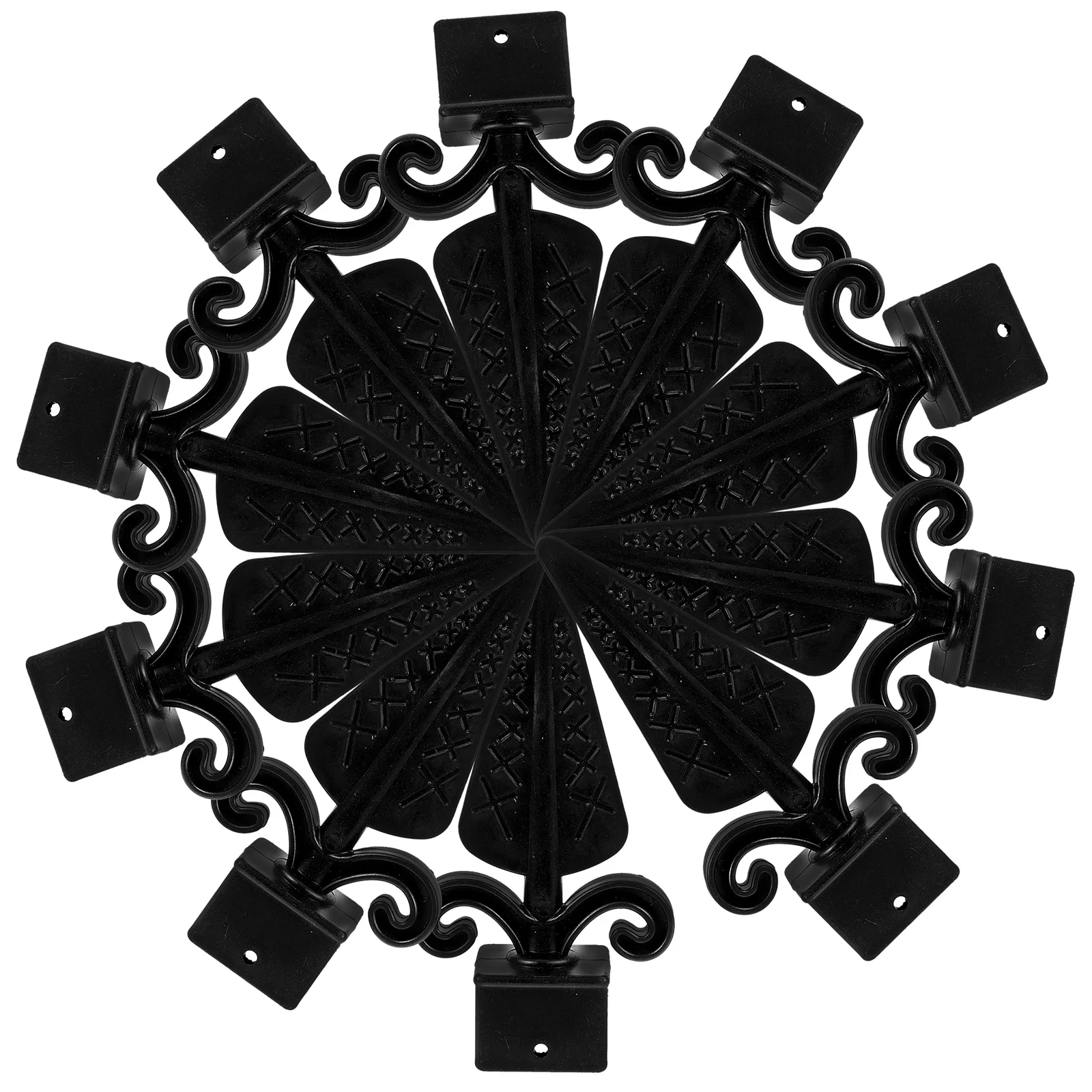 

10Pcs Plastic Fence Post Caps Stable Lightweight Decorative Covers for Yard Garden Fence Protection Decorative Post Caps