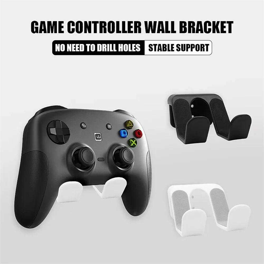 Afbeelding 6: Koptelefoonhouder Wandmontage Headsethanger Universele beugel voor Xbox One PS5 PS4 Game Controller Accessoires Zwart Wit Roze