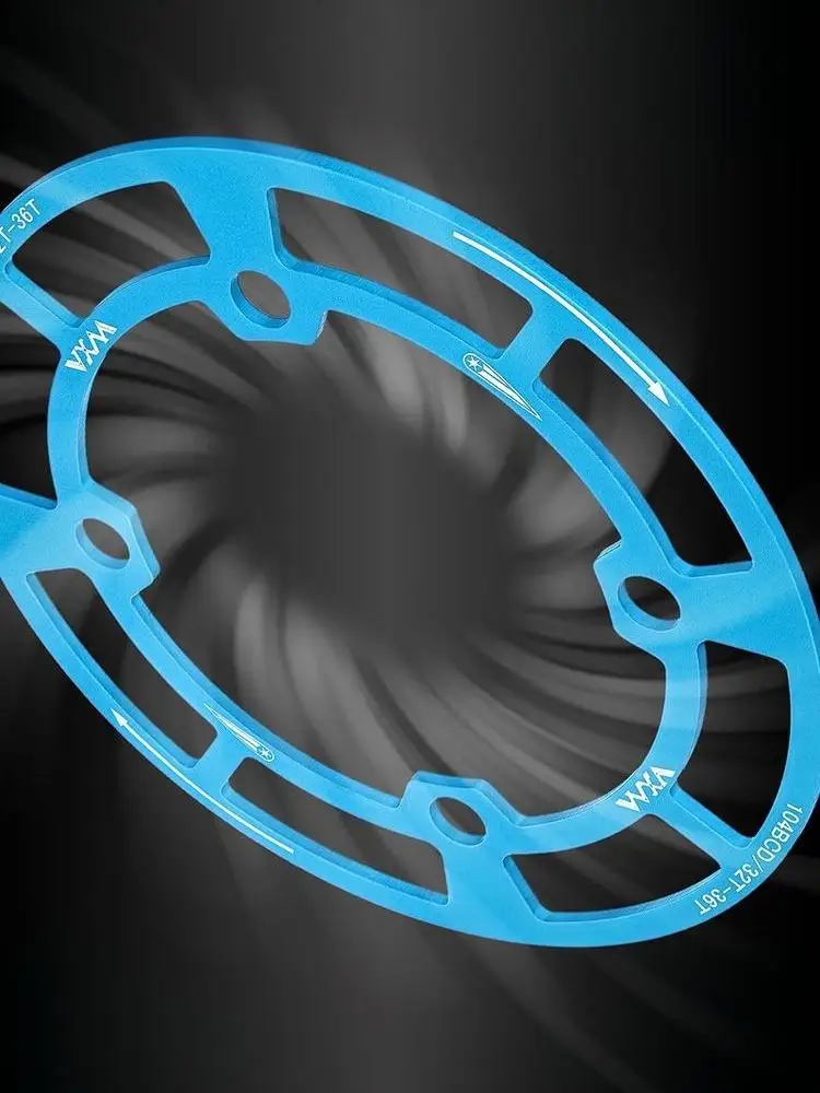 AliExpress NONE 【Xia2】104BCD Bicycle Crankset Protective Cover Mountain/Road Bike Crank Chain Wheel Ring Guard Fit 32 34 36 38 40 42T Sprocket