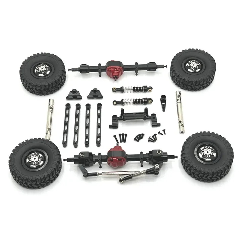 

Aluminum Alloy Machined Front Rear Portal Axle DIY Kit For 1/12 MN MN82 LC79 MN78 RC Car Part RC Car Accessories