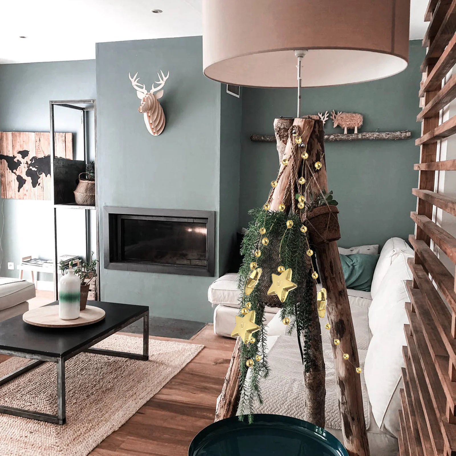 

1 Roll Bright Pentagram Bead Chain Ribbon Durable Party Decoration Gift Wrapping Wedding Valentine Birthday DIY Craft Supply