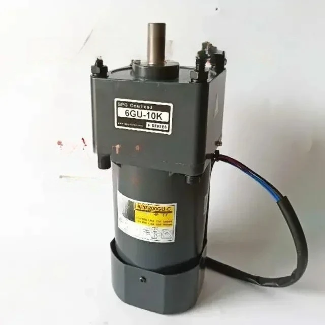 AC220V motor 6RK200GU-C 6GU10K 6GU20K 6GU30K gear motor 200W governor