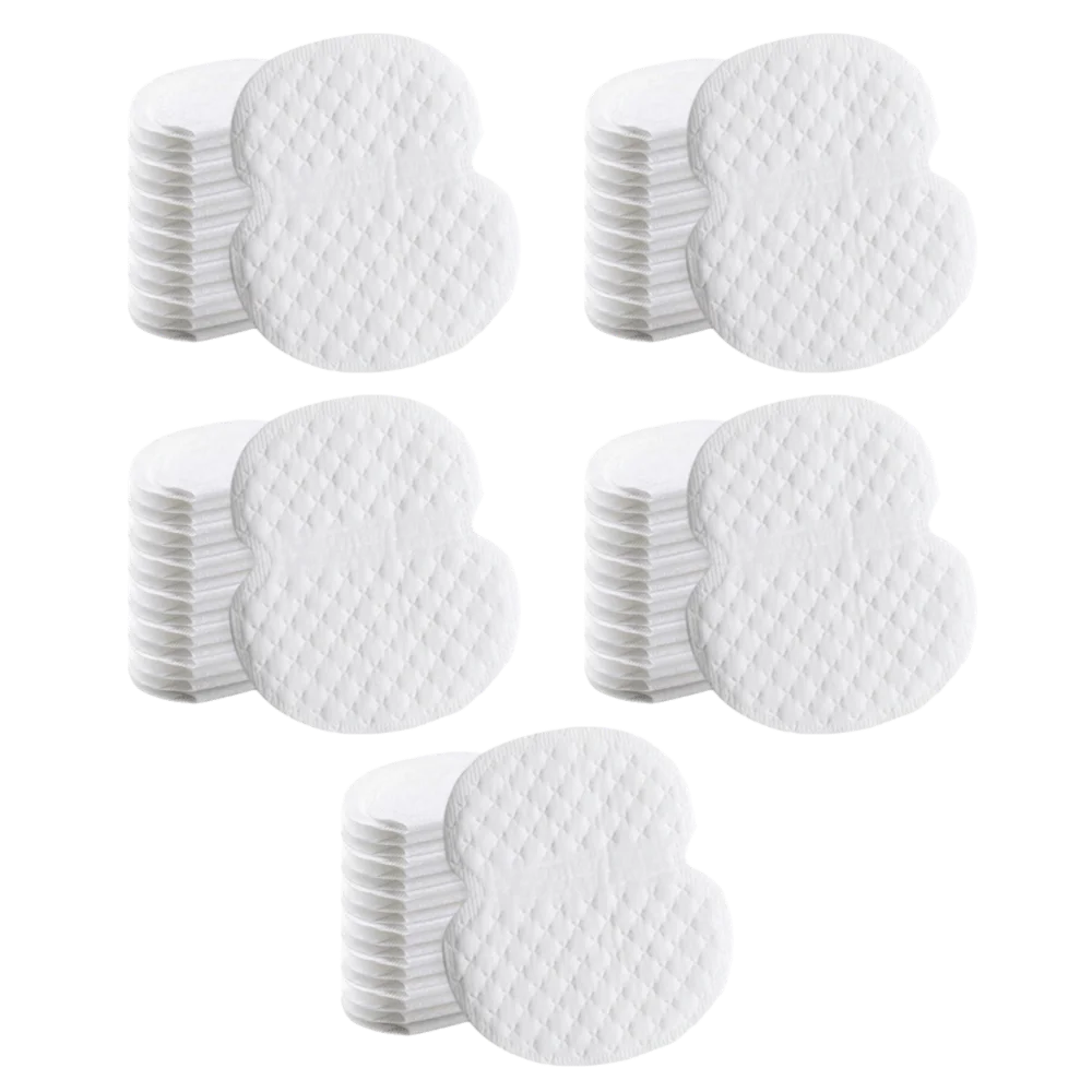 100pcs Breathable Material Underarm Sweat Pads Ultra Thin Self Adhesive Sweat Absorbing Pads Sweat Absorbing Core