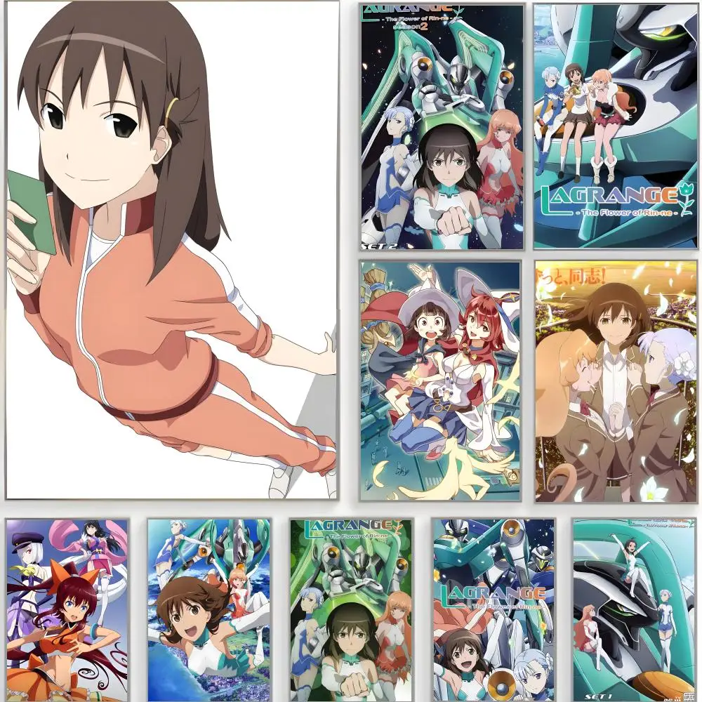 mecha anime Lagrange The Flower of Rin ne Poster Classic Wall Art  Home Decor  Peel and Stick Unframed