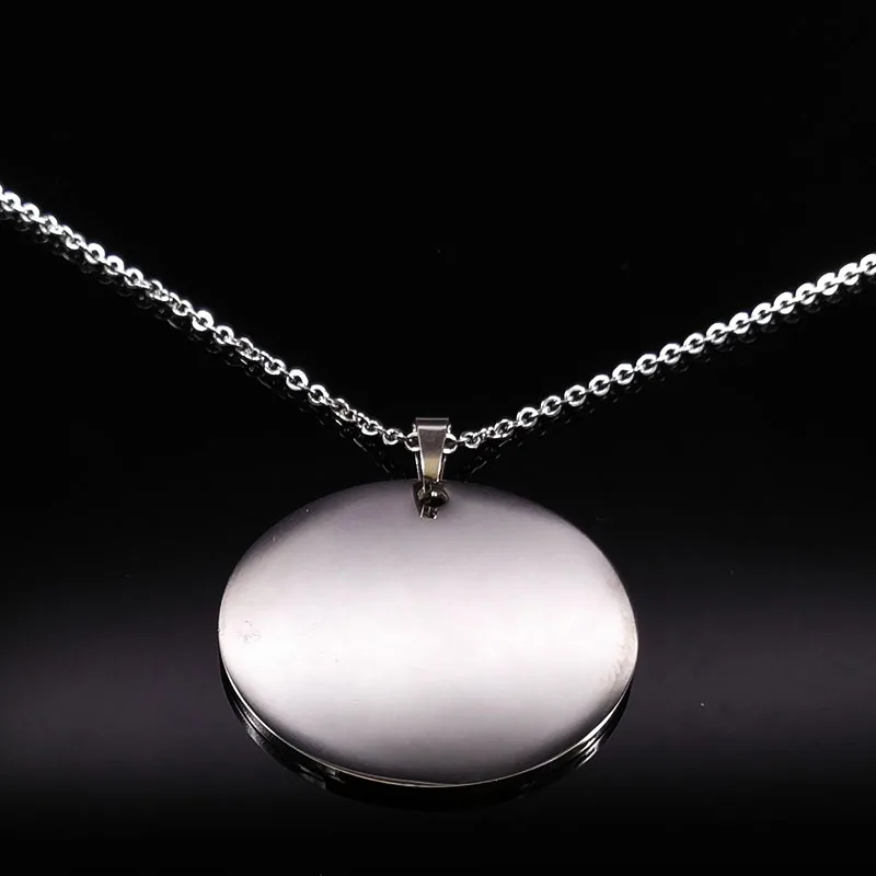 Spain Grandmother Stainless Steel Necklace for Women Grandma mama abuela Pendant Necklaces Jewelry Gift collares mujer N1227S01