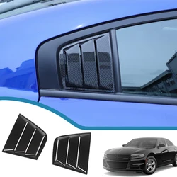Car Rear Window Louvers Decoration for Dodge Charger 2015-2023 Shutter Scoop Blind Shade Cover Sticker Auto Exterior Accessories
