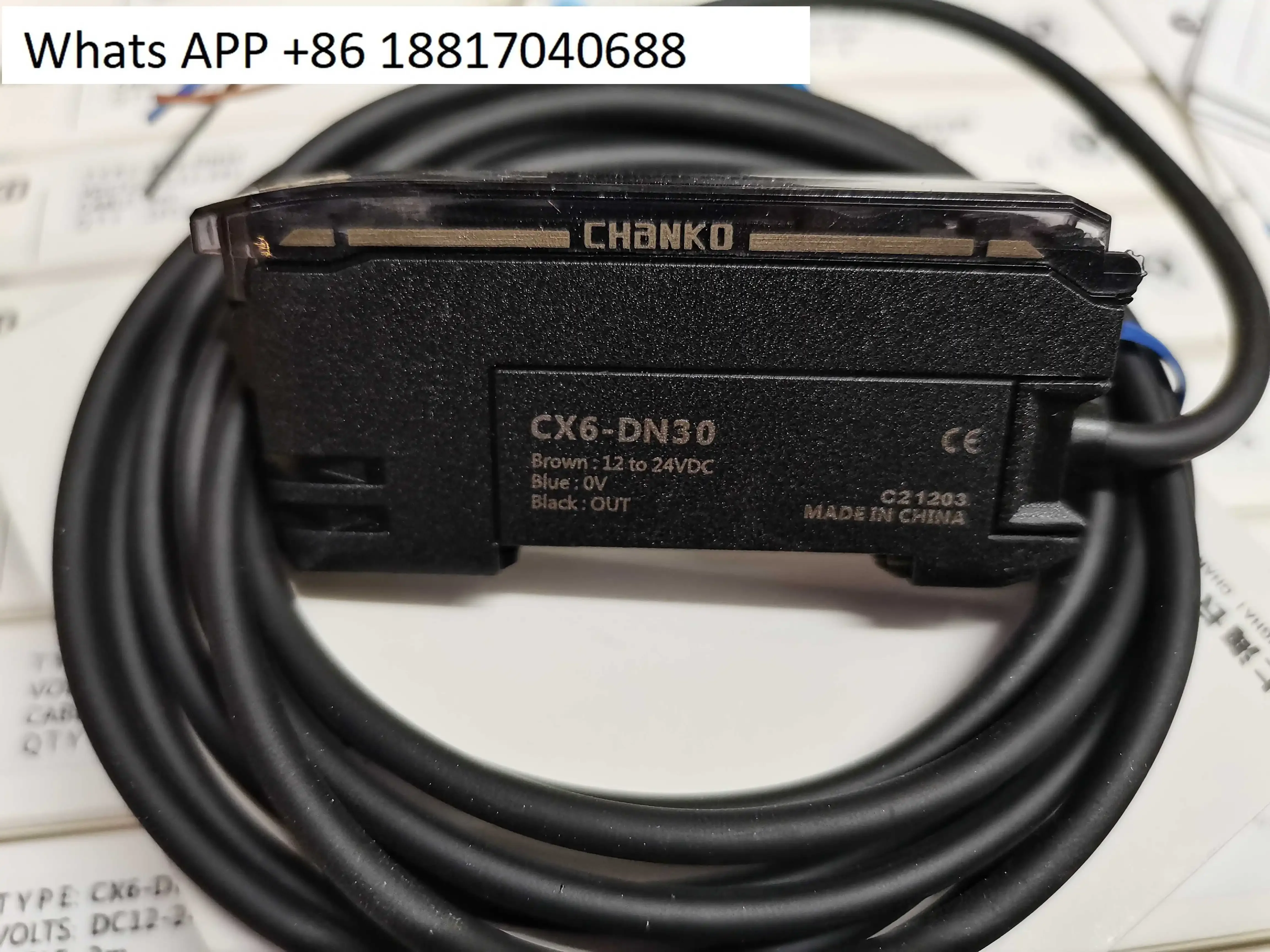 CX6-DN30 CX6-DP30 CX6-DP10 Digital Display Fiber Amplifier CHANKO Shanghai Changjiang FETOS