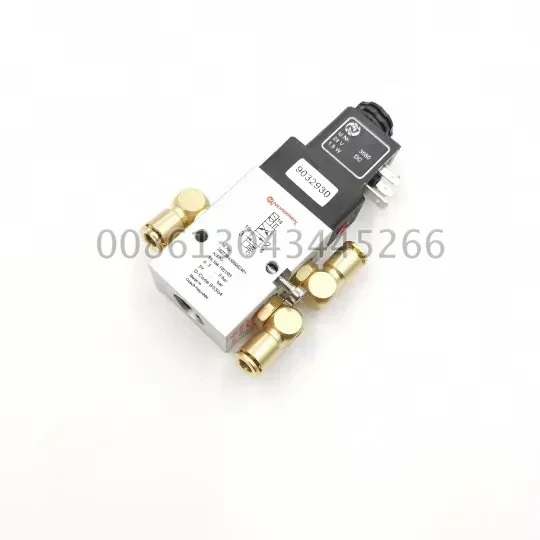 Best Quality Heidelberg S9.184.1051 Pneumatic 4-2 Way Valve 6mm Push Fits x3 Brass Mouthpiece PRINTING MACHINE PARTS